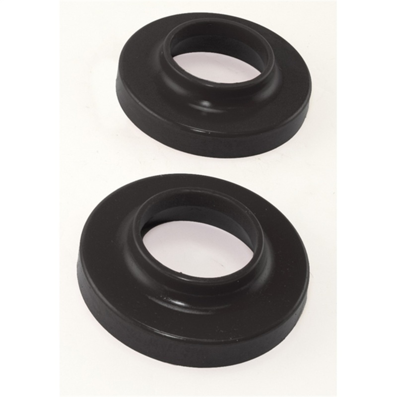 Jeep Wrangler Coil Spring Isolators - Front - Rugged Ridge - Black - `97-`06